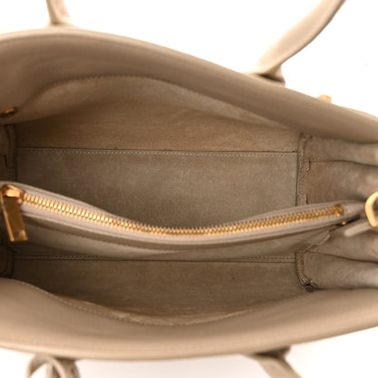 Saint Laurent Grained Calfskin Baby Sac De Jour Souple Sea Salt 5 of 14