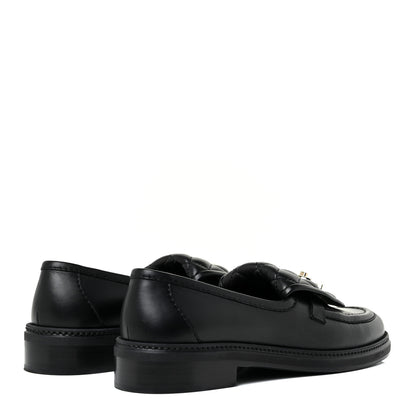 Chanel Lambskin Quilted CC Turnlock Loafers 39 Black 4 of 14