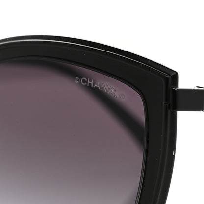 Chanel Cat Eye Sunglasses 4222 Black 7 of 8