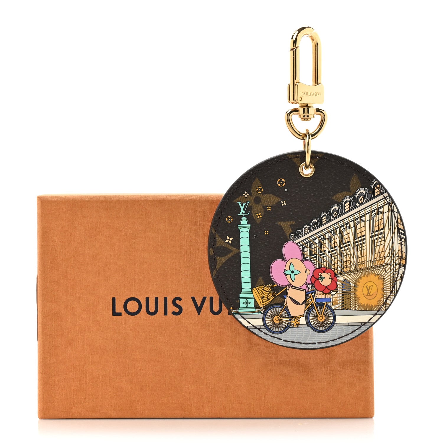 Louis Vuitton Monogram 2022 Christmas Animation Paris Bag Charm