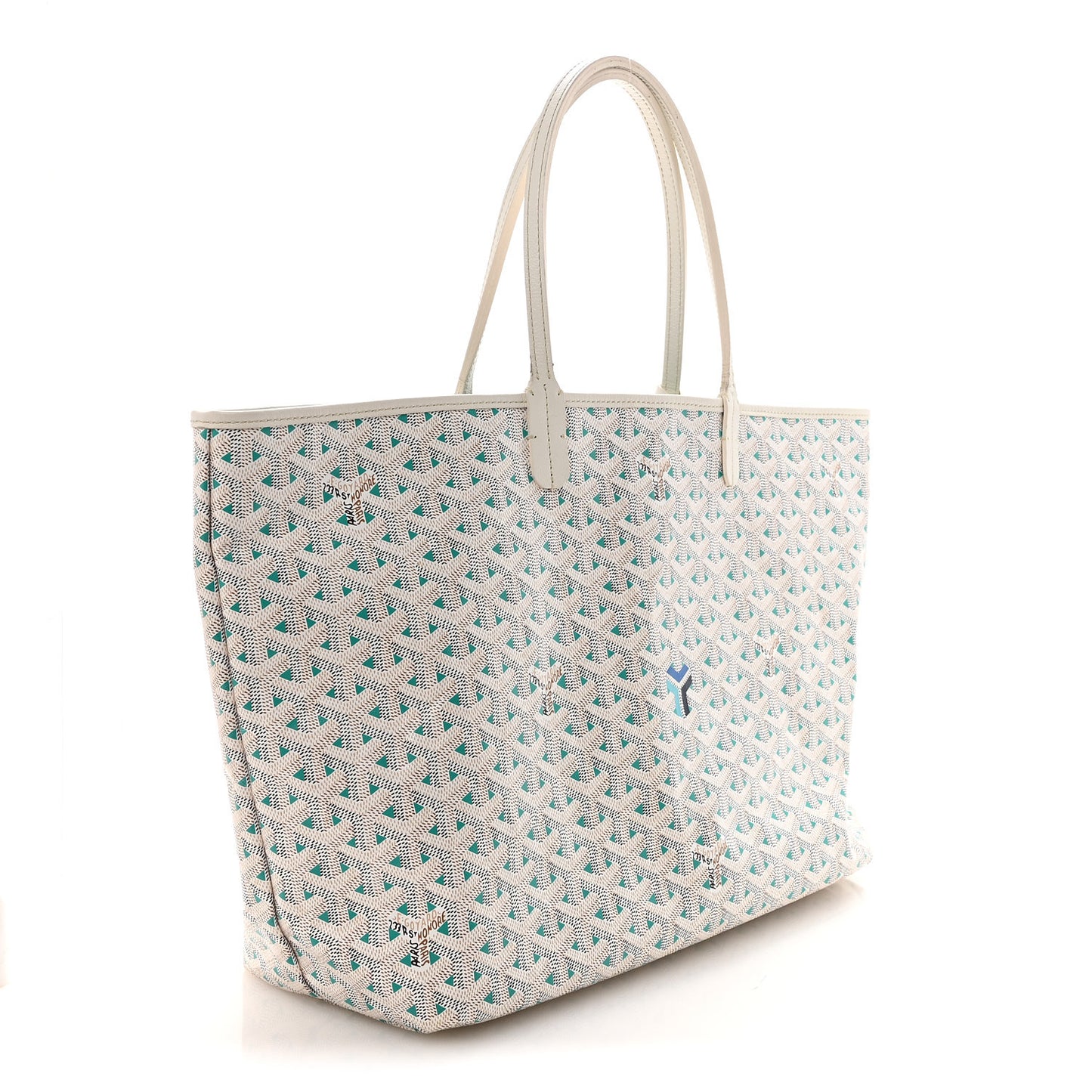 Goyardine Saint Louis Claire Voie PM White Opaline