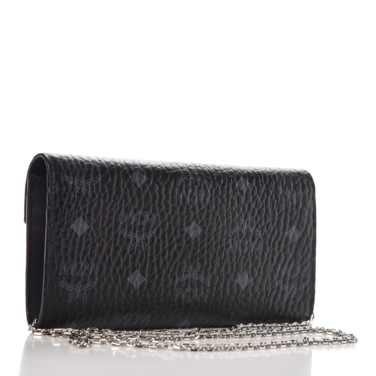 MCM Visetos Large Patricia Wallet On Chain Black 3 of 8