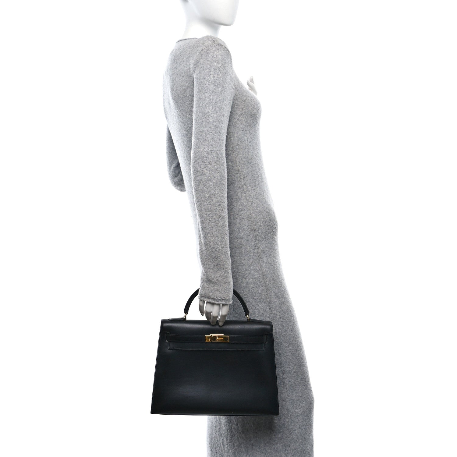 Hermes Box Kelly Sellier 32 Black 2 of 14