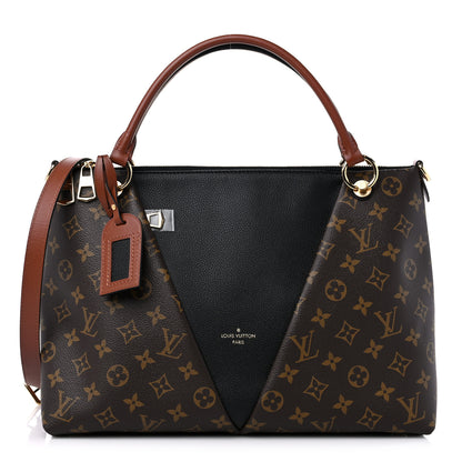 Louis Vuitton Monogram V Tote MM Black 1 of 10