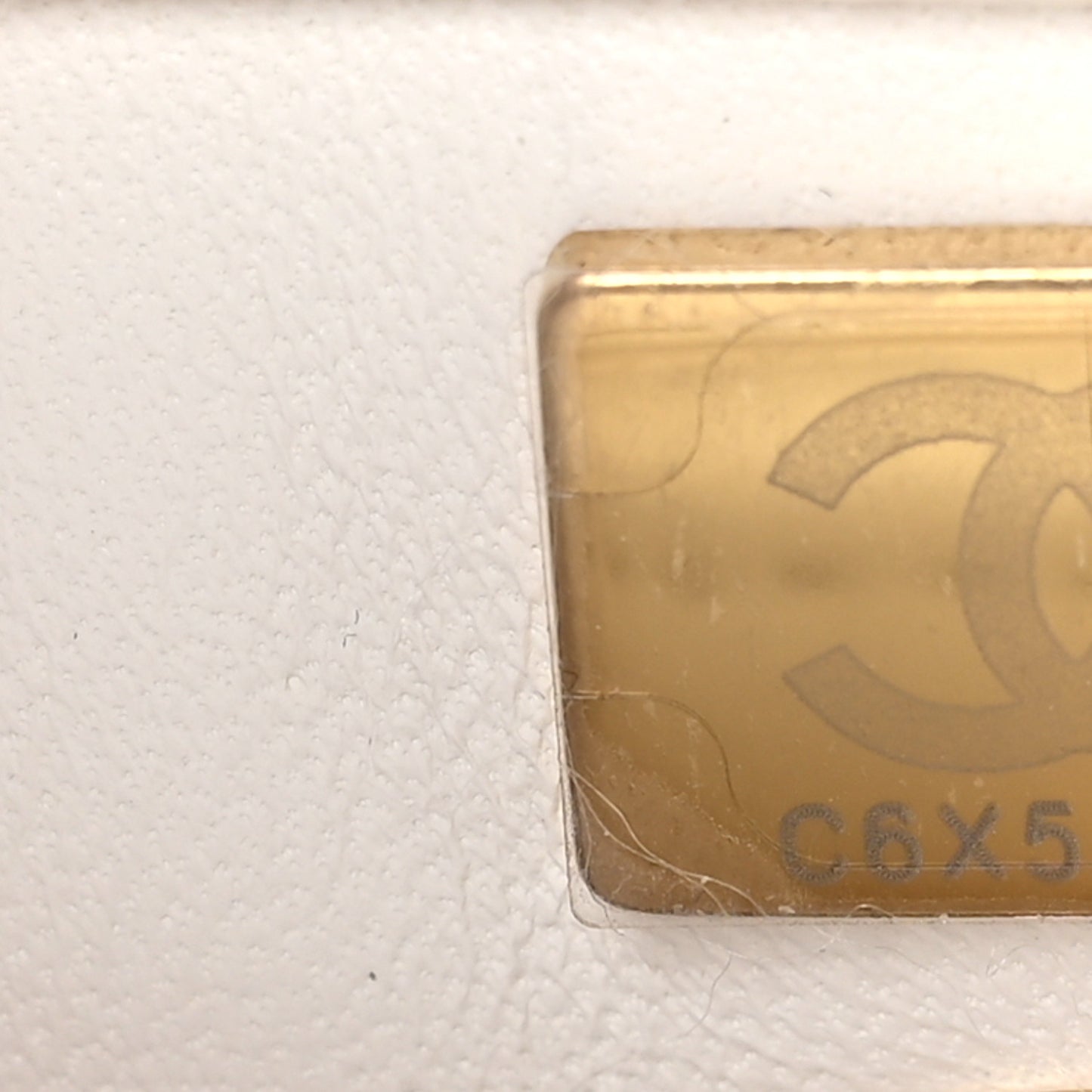 Caviar Quilted Mini Coco Handle Flap White