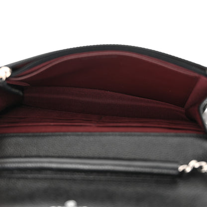 Chanel Caviar Quilted Wallet on Chain WOC Black 5 of 14