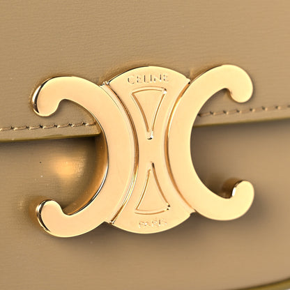 Celine Shiny Calfskin Mini Triomphe Olive 12 of 14