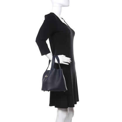 Hermes Taurillon Clemence Picotin Lock 18 PM Bleu Nuit 2 of 8