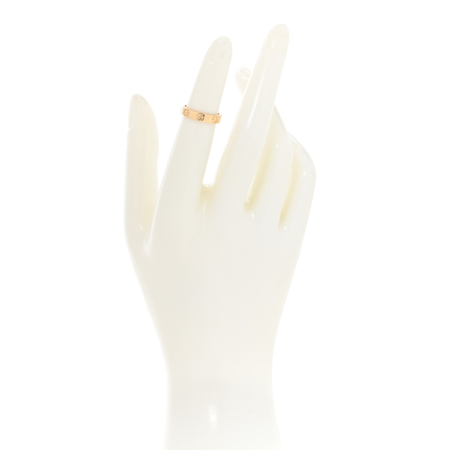 Cartier 18K Yellow Gold 3.5mm LOVE Wedding Band Ring 47 4 2 of 4