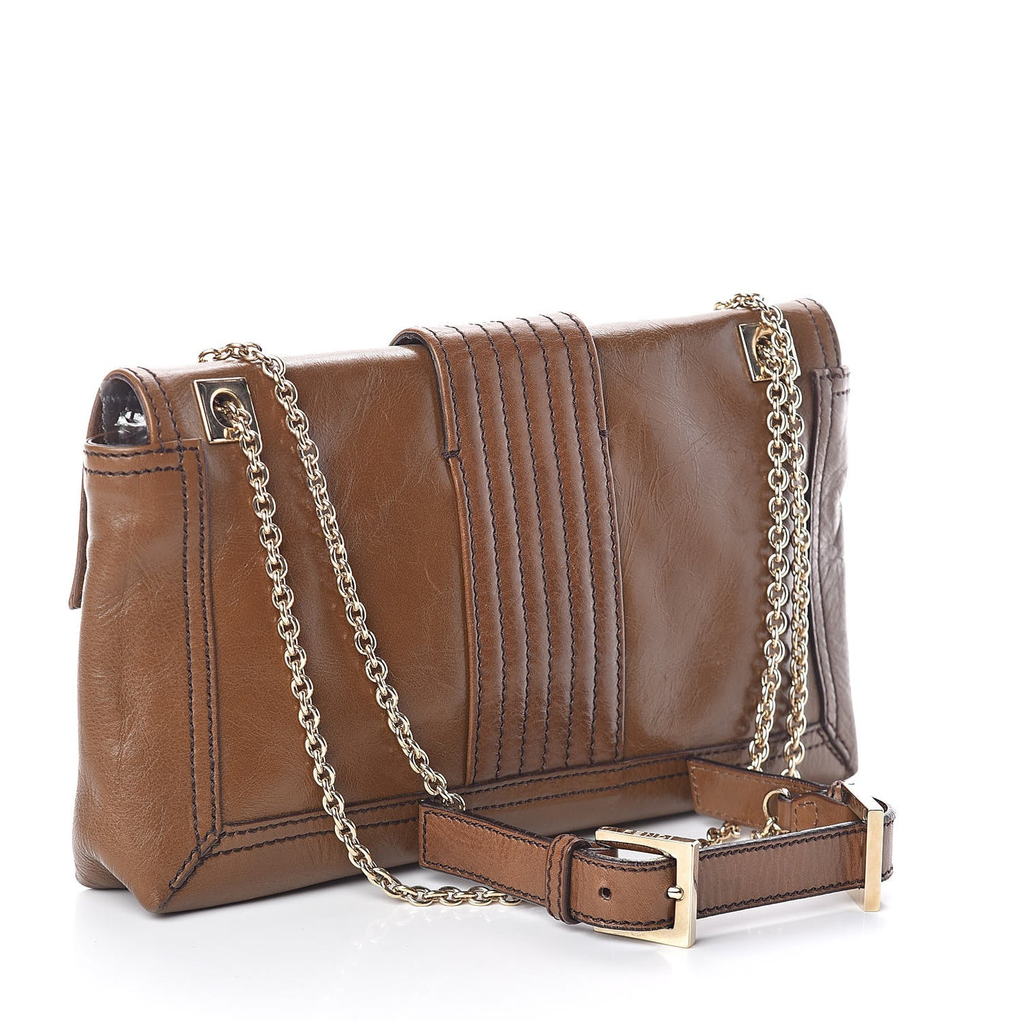 Vitello Acqua Maxi Baguette Bag Saddler