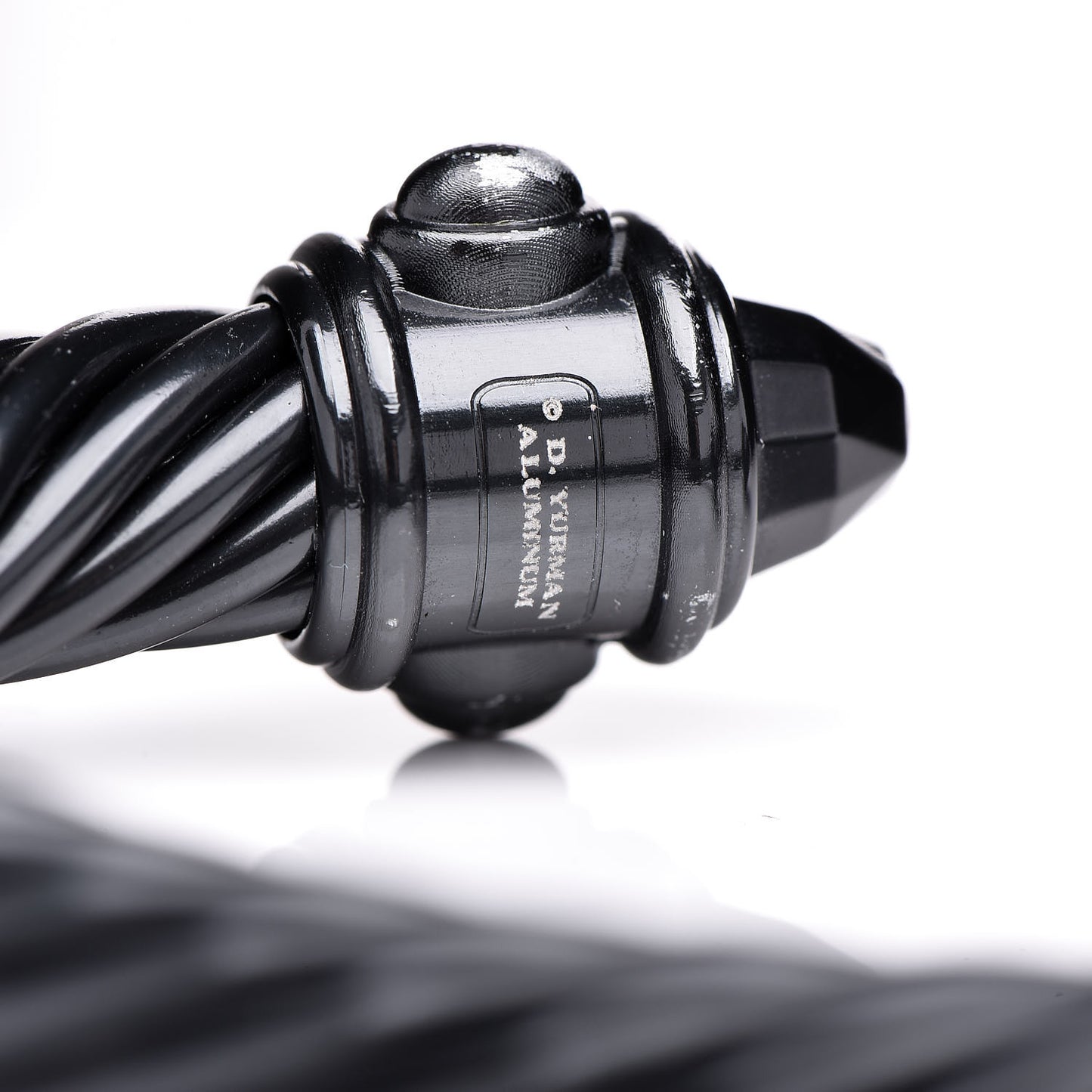 Aluminum 10mm Renaissance Cable Bracelet Black