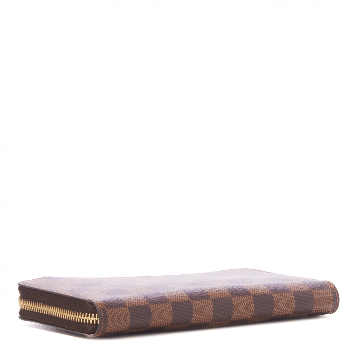 Damier Ebene Zippy Wallet Rose Ballerine