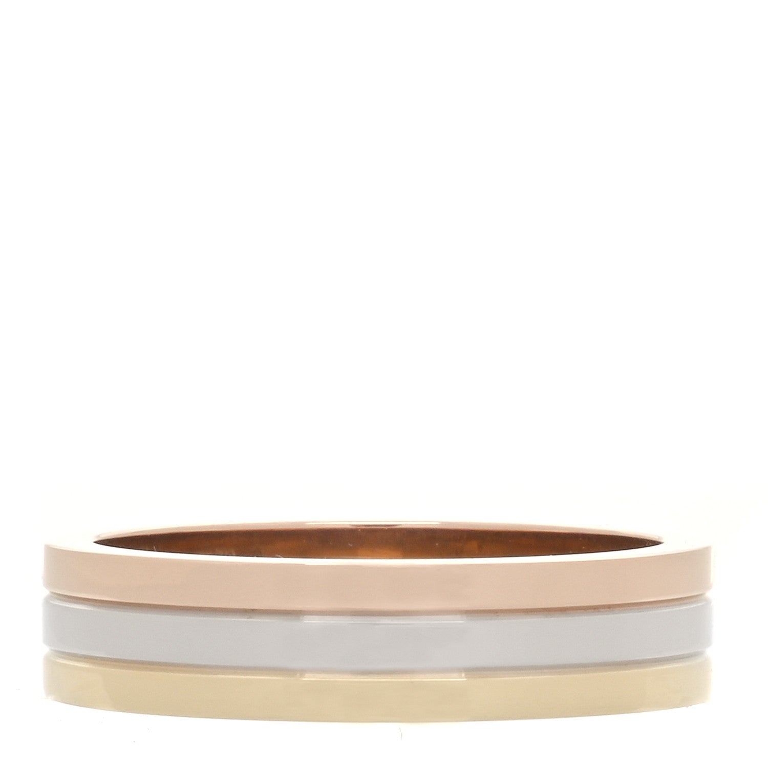 Cartier 18K Pink White Yellow Gold 4.8mm Vendome Louis Cartier Wedding Band Ring 54 7 1 of 5
