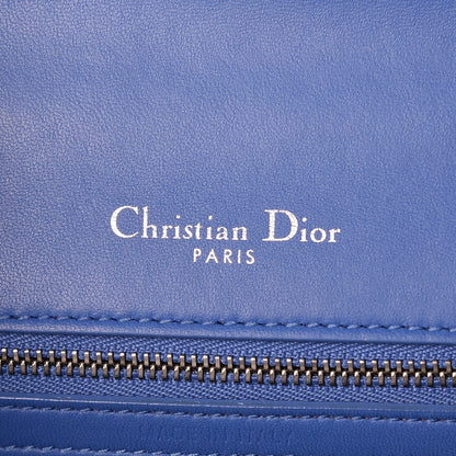 Christian Dior Lambskin Small Diorama Flap Bag Blue 6 of 11