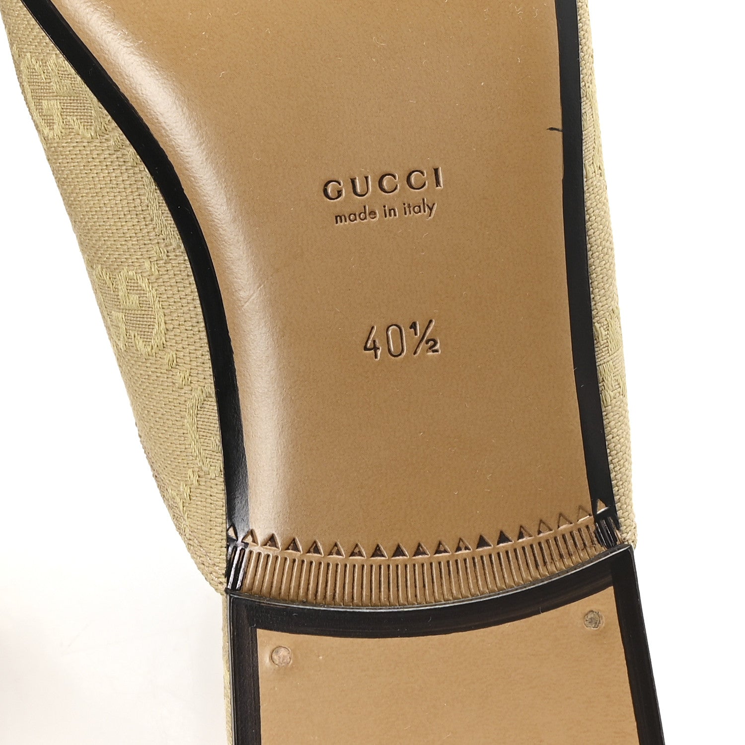 Gucci GG Monogram Canvas Womens Princetown Slippers 40.5 Egypt Salt 7 of 10