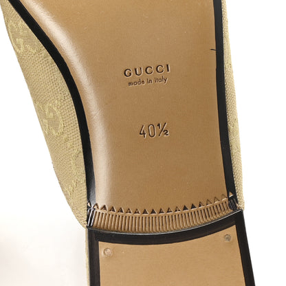 Gucci GG Monogram Canvas Womens Princetown Slippers 40.5 Egypt Salt 7 of 10
