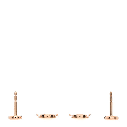 Hermes 18K Rose Gold TPM Farandole Stud Earrings 3 of 5