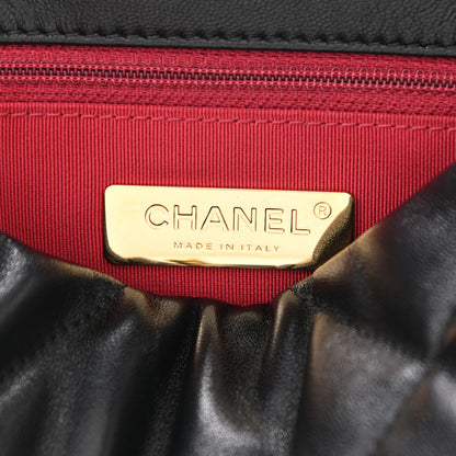 Chanel Lambskin Quilted Medium Chanel 19 Flap Black 6 of 10
