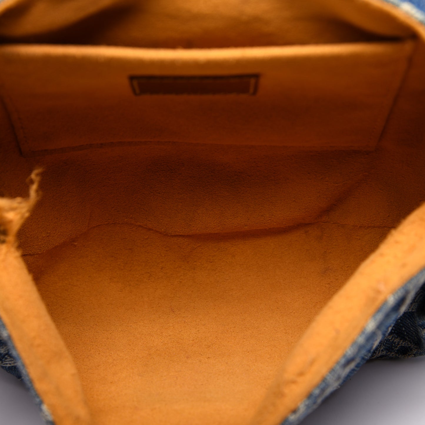 Monogram Denim Mini Pleaty Blue