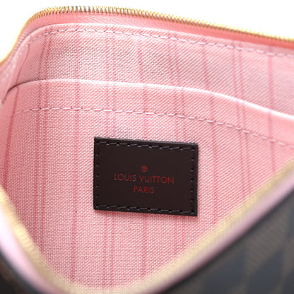 Louis Vuitton Damier Ebene Neverfull MM GM Pochette Rose Ballerine 6 of 6