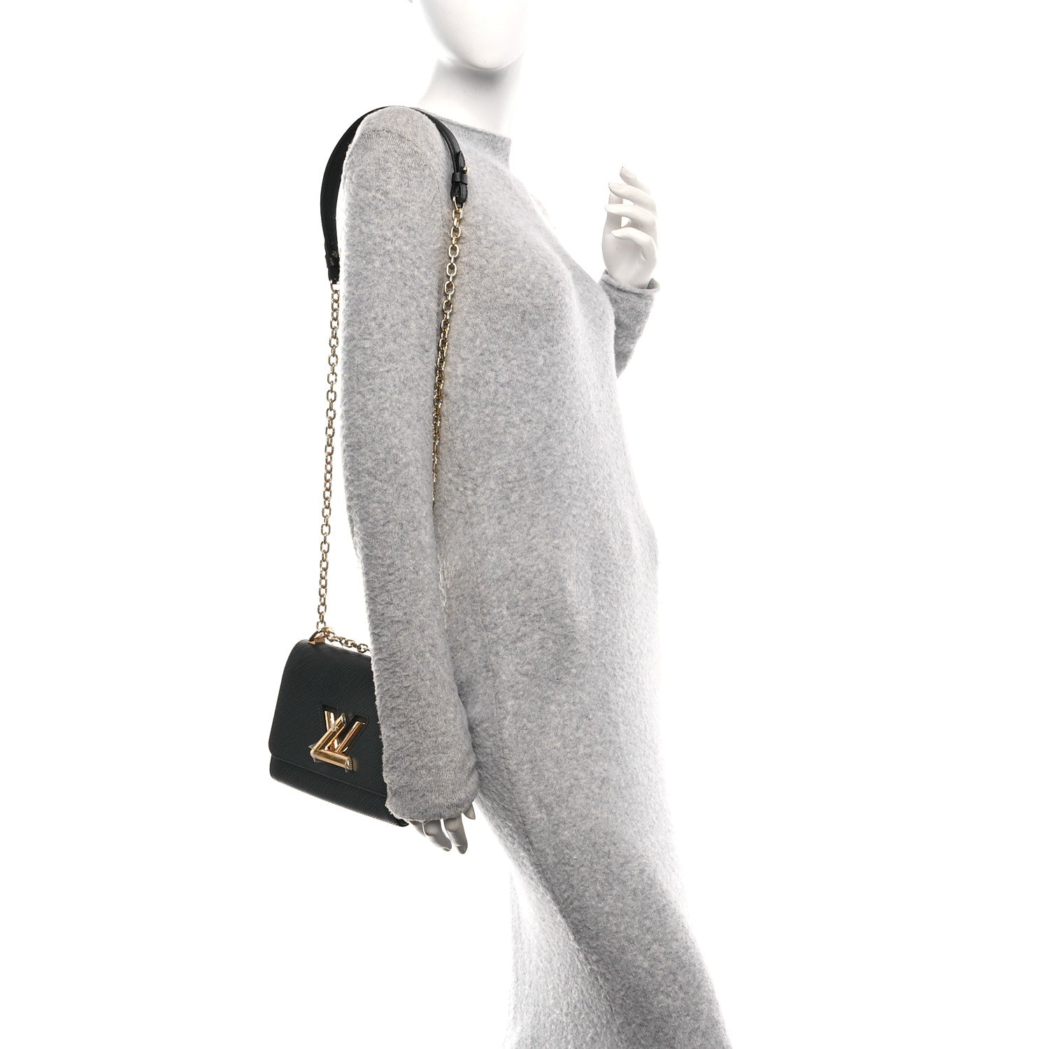 Louis Vuitton Epi Twist Shoulder Bag PM Black 2 of 10
