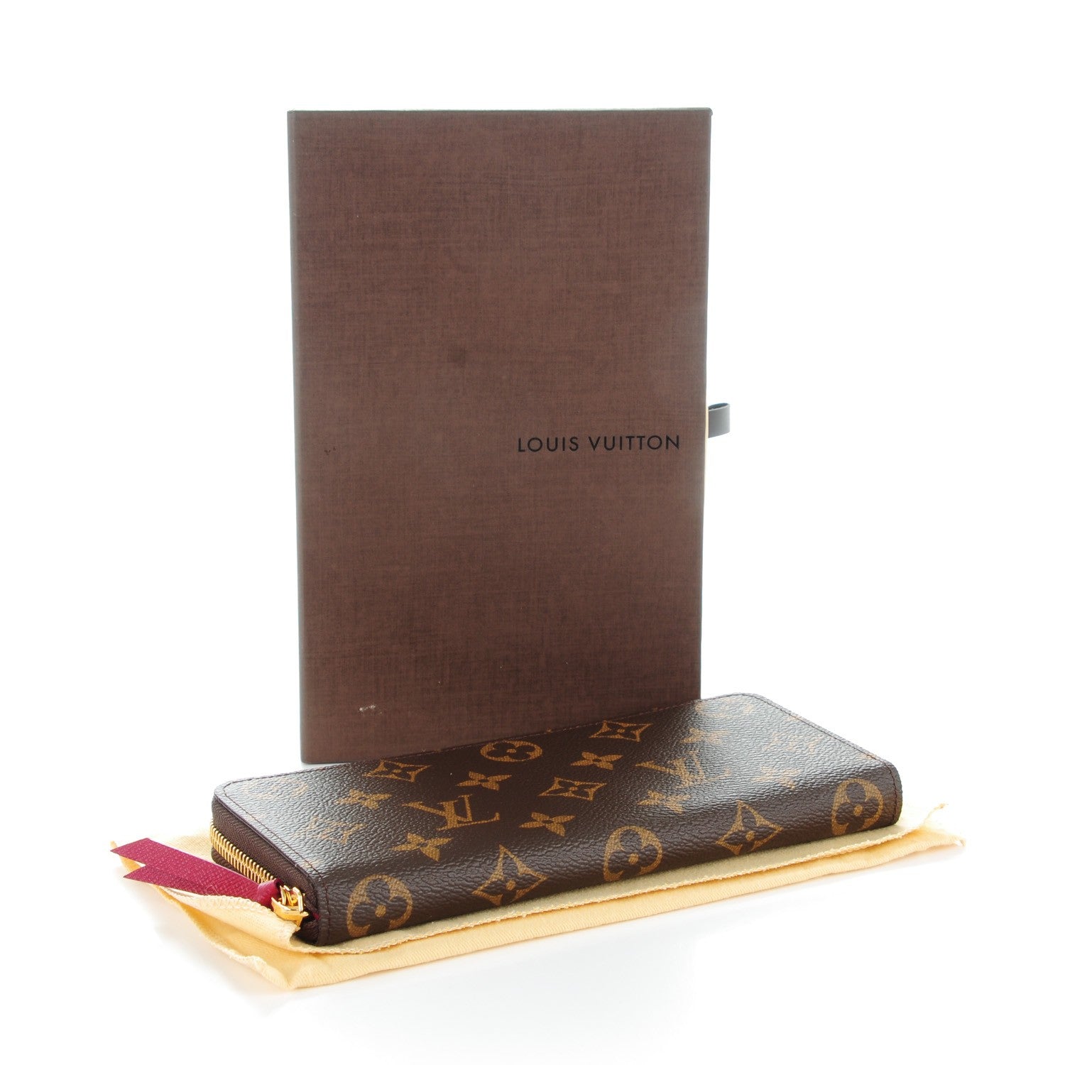 Louis Vuitton Monogram Clemence Wallet Fuchsia 4 of 6