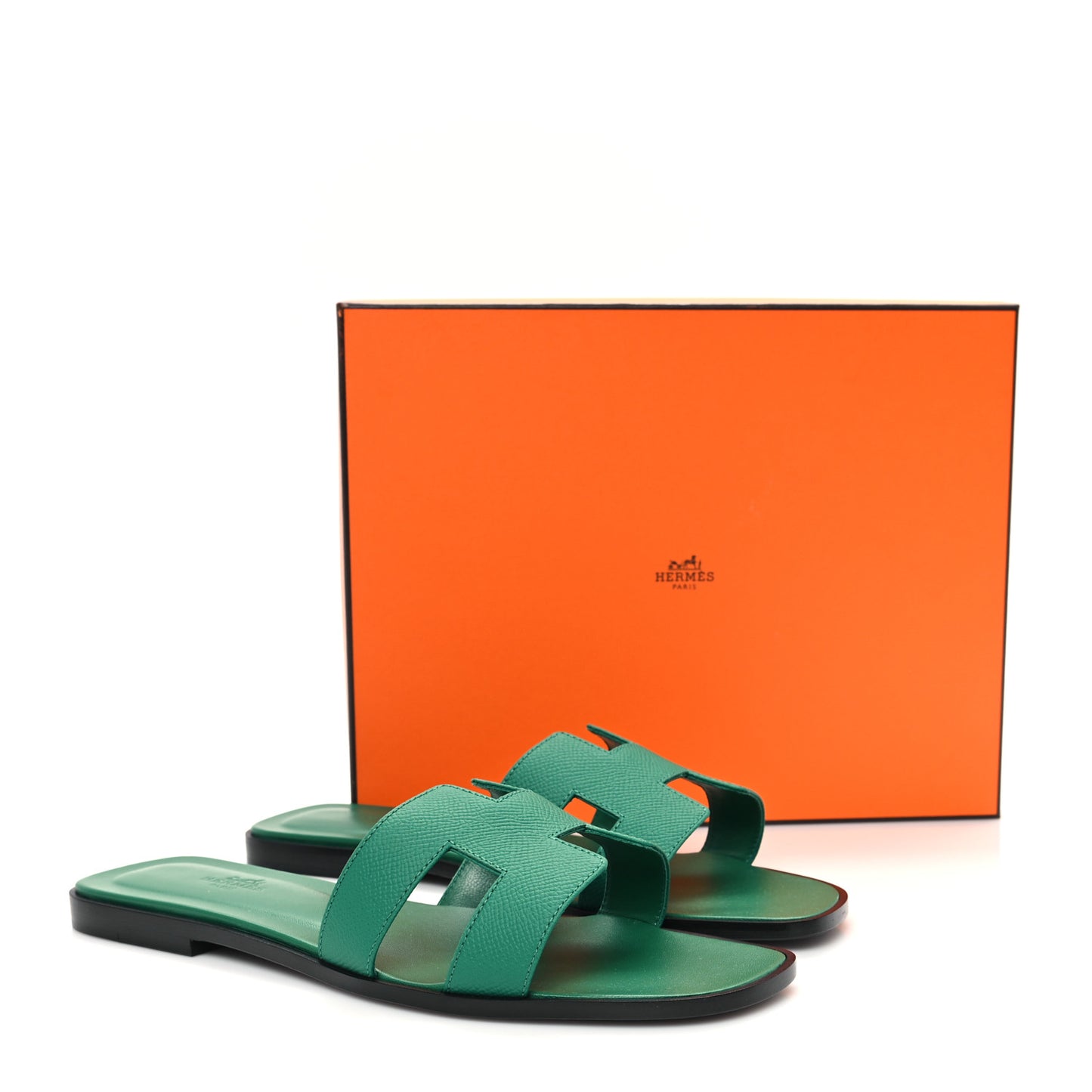 Epsom Oran Sandals 40.5 Vert Emeraude
