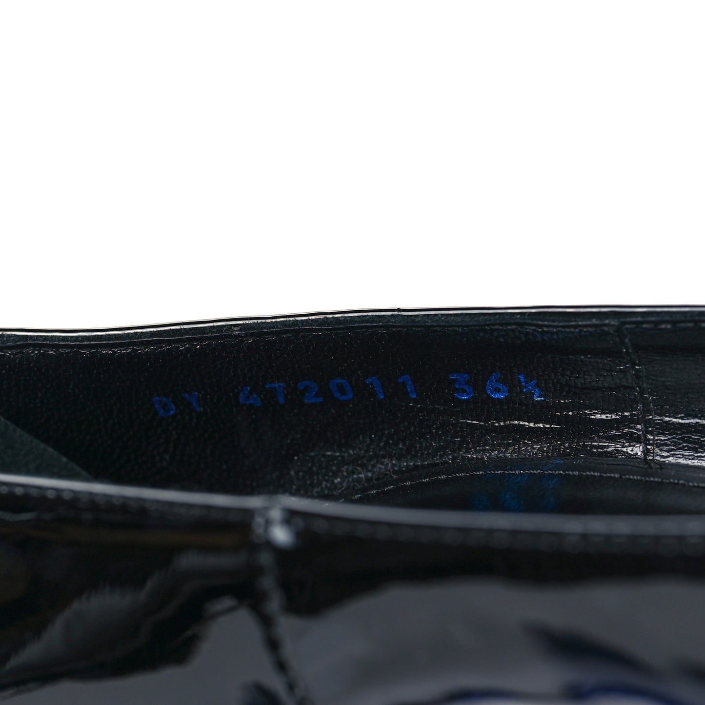 Patent Opyum 110 Pumps 36.5 Black Blue