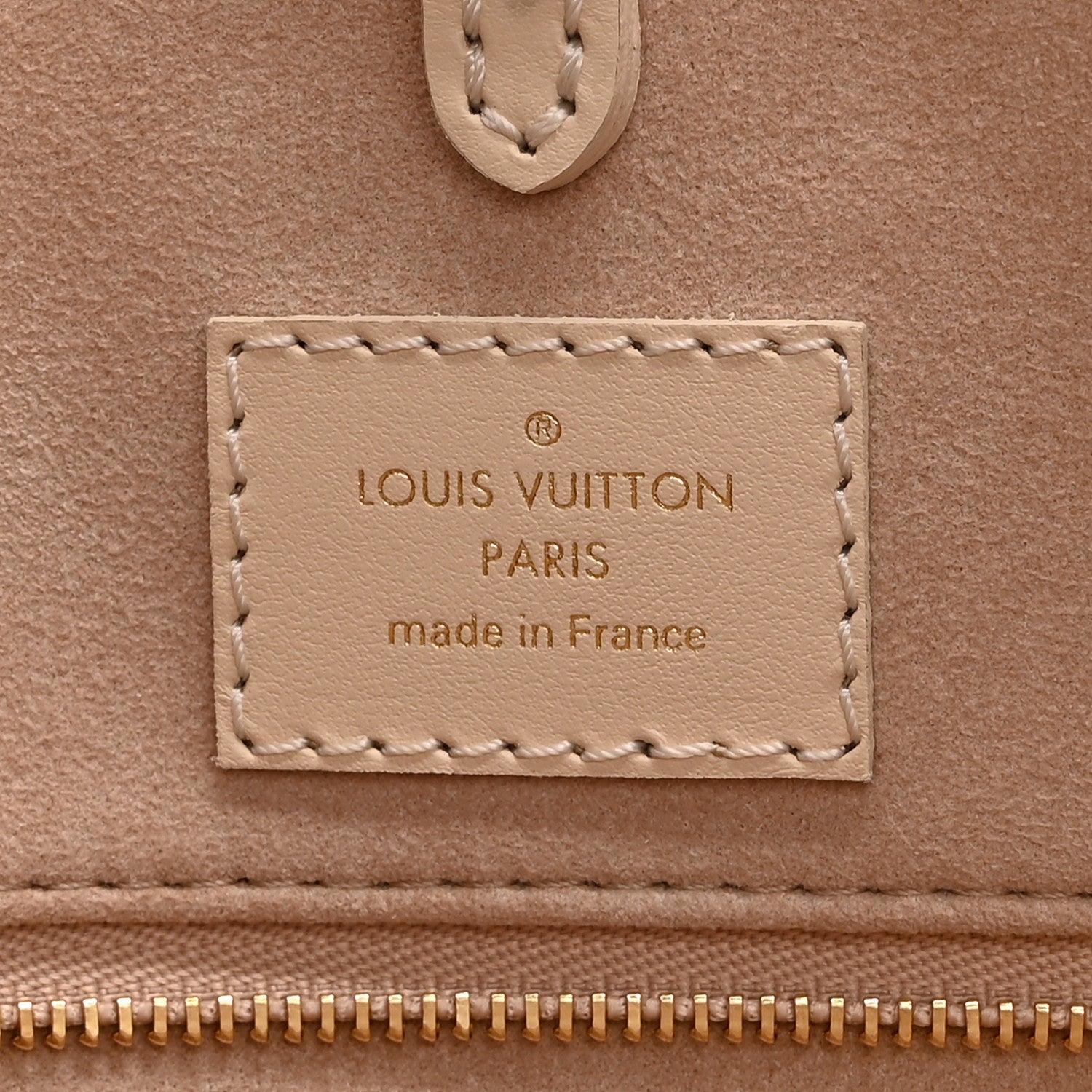 Louis Vuitton Empreinte Monogram Giant Onthego MM Creme Rose Trianon 6 of 9