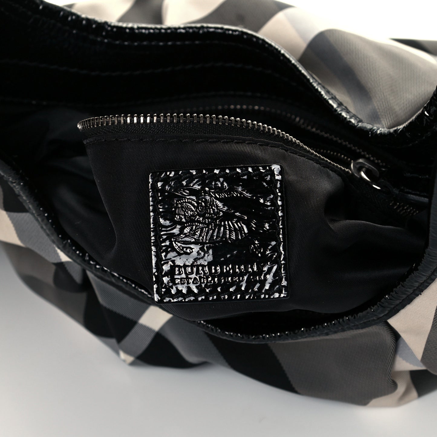 Beat Check Small Brooklyn Hobo Black