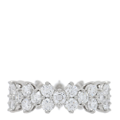 Tiffany Platinum Diamond Aria Band Ring 46 3.75 1 of 5