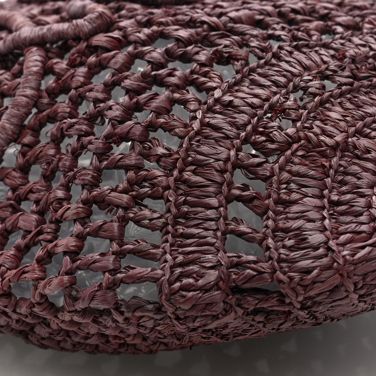 Raffia Small Summer Banana Tote Kohl Brown