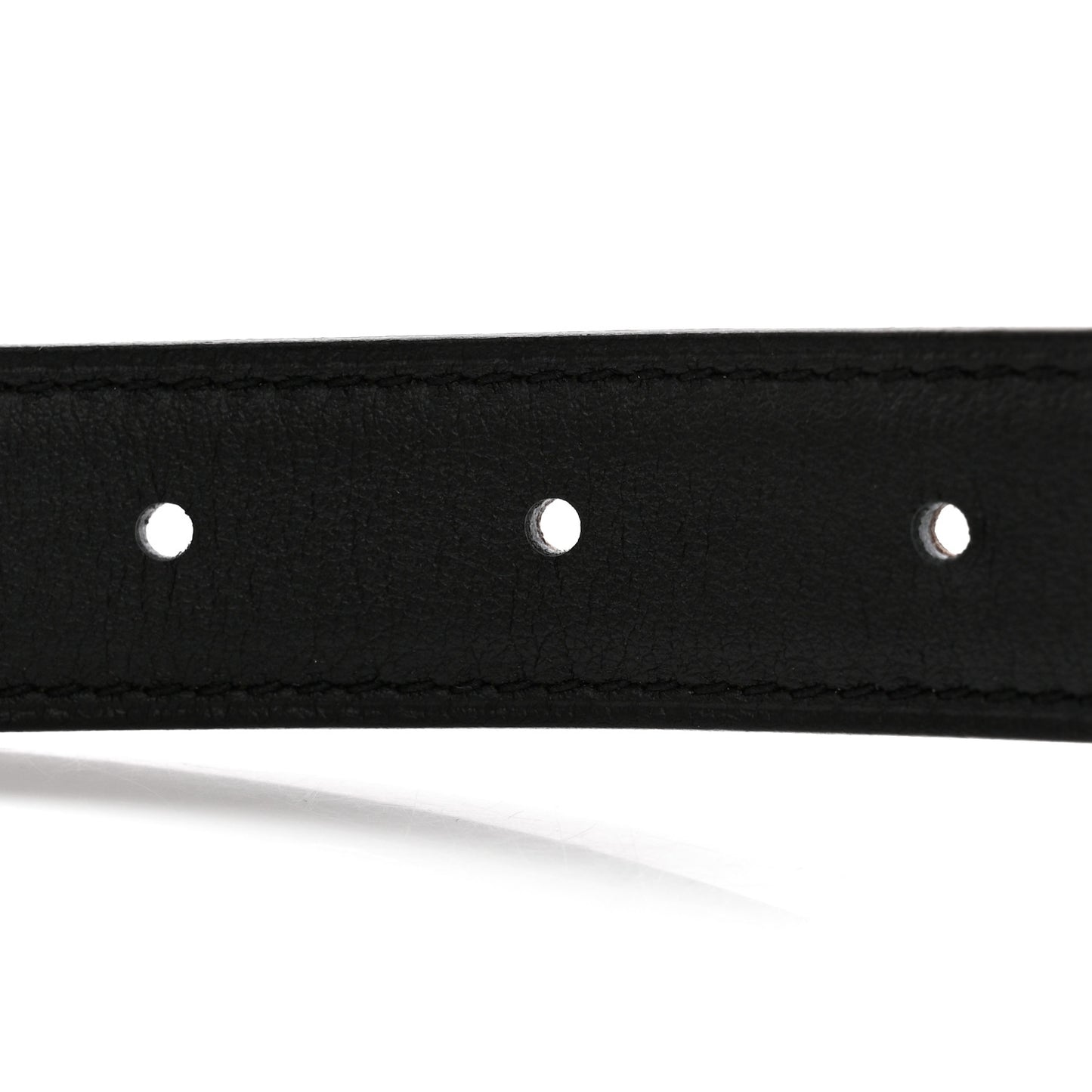 Swift Epsom 24mm Mini Constance H Belt 80/32 Black Etoupe
