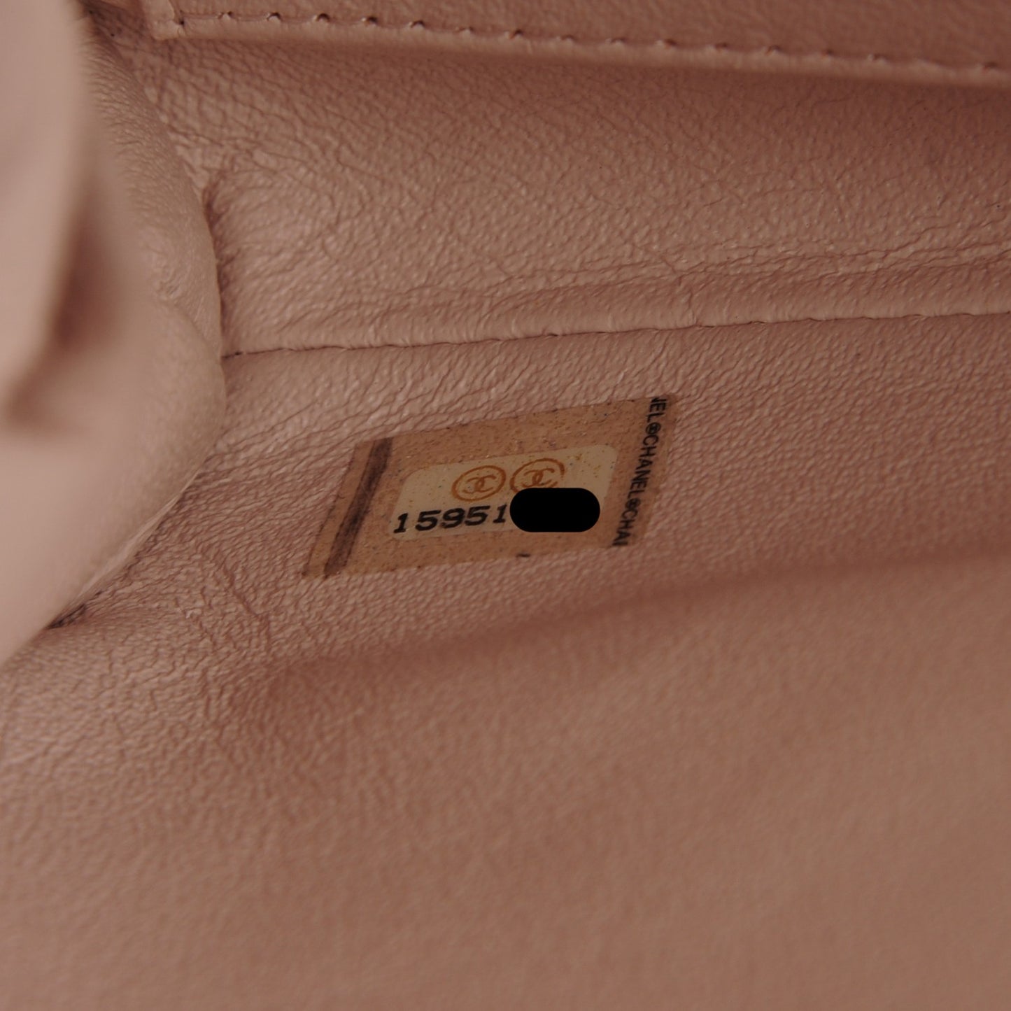 Lambskin Quilted Clutch With Chain Flap Light Pink