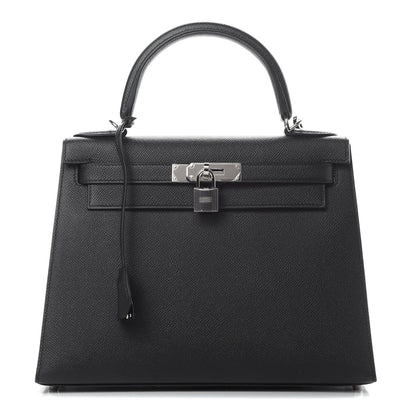Hermes Epsom Kelly Sellier 28 Black 1 of 12
