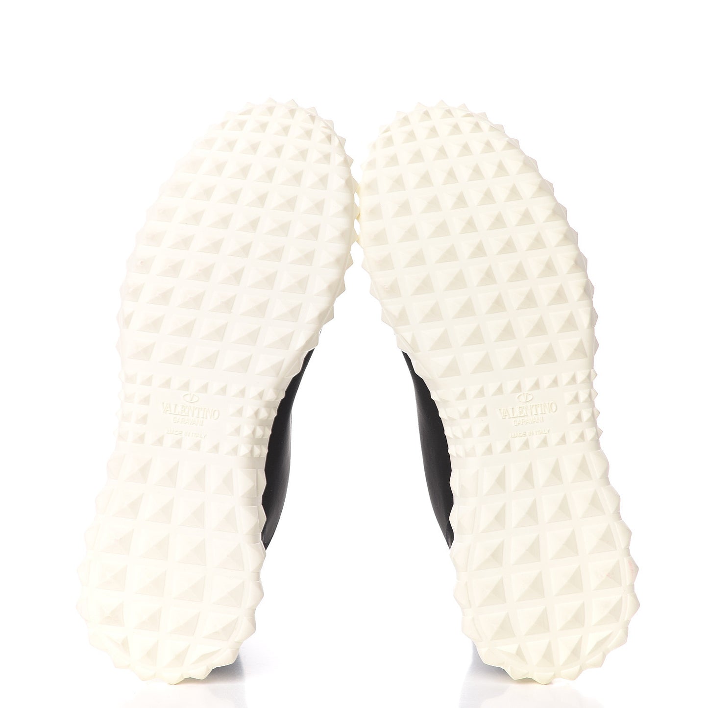 Stretch Knit VLTN Sock Sneakers 39 Black