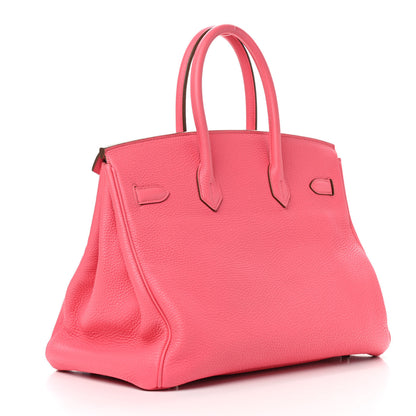 Hermes Togo Birkin 35 Rose Lipstick 2 of 11