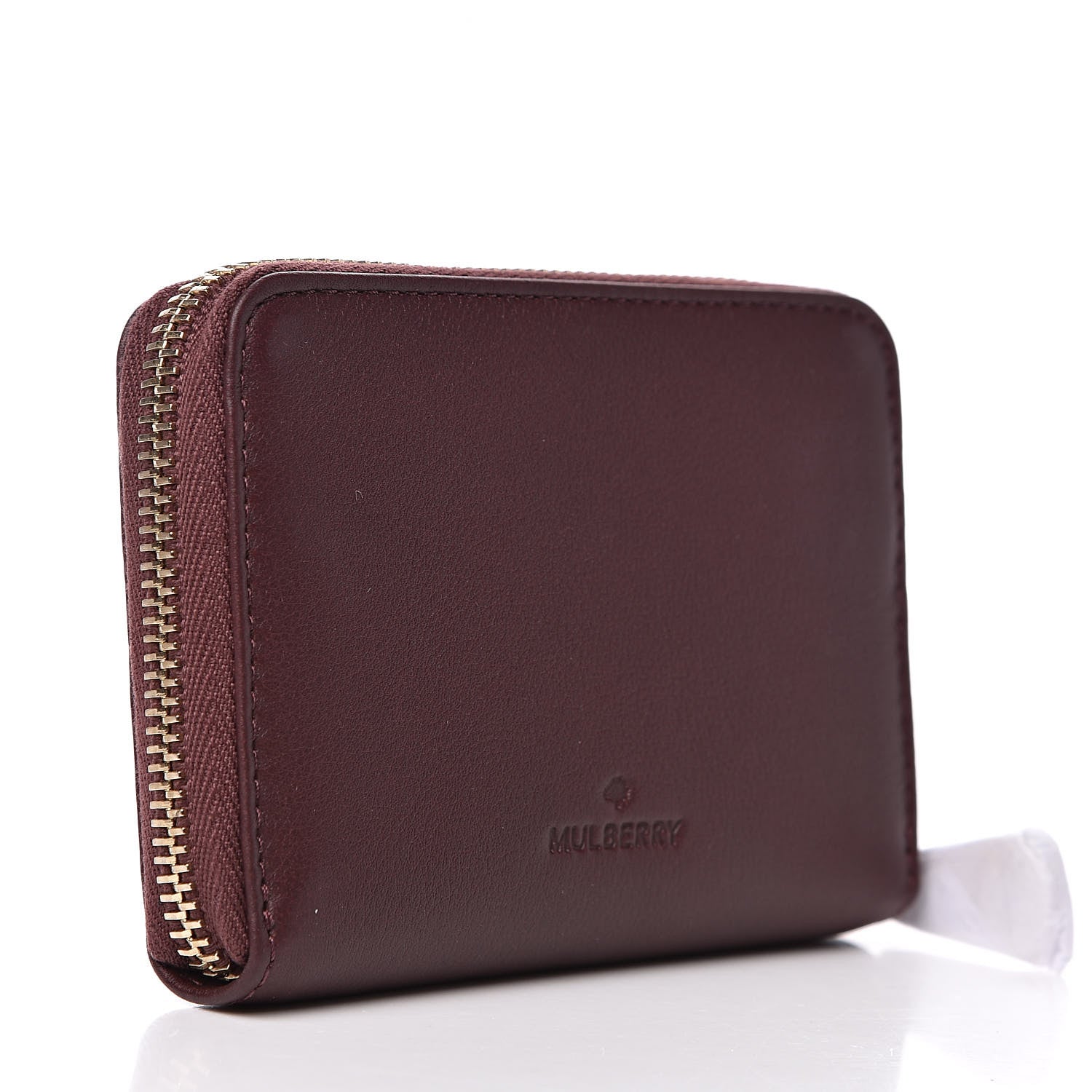 Mulberry Silky Calf Cara Delevigne Zip Around Small Wallet Oxblood 3 of 9
