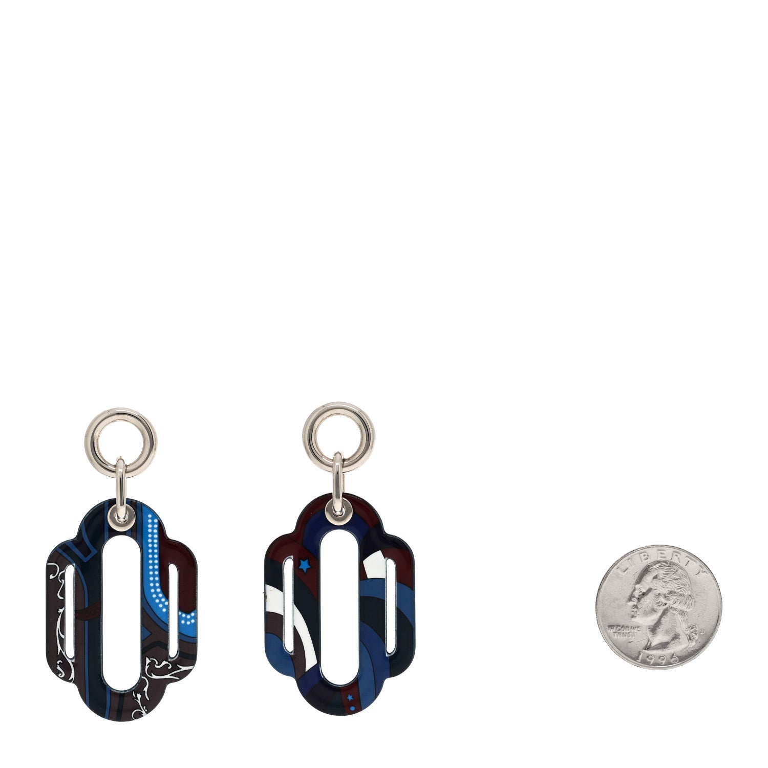 Hermes Enamel Attelage Earrings 2 of 4
