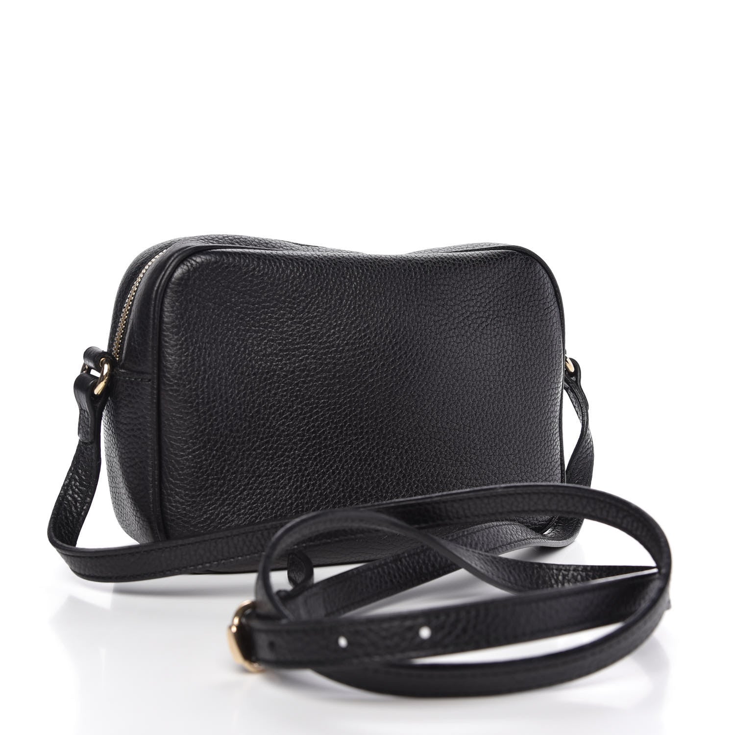 Gucci Pebbled Calfskin Small Soho Disco Bag Black 3 of 9