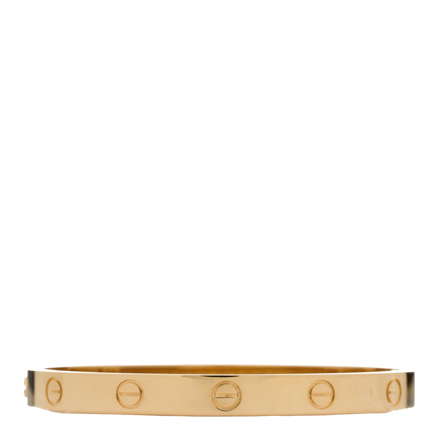 Cartier 18K Yellow Gold LOVE Single Screw Bracelet 17 3 of 7