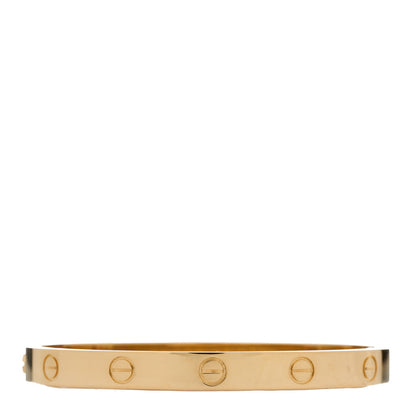 Cartier 18K Yellow Gold LOVE Single Screw Bracelet 17 3 of 7
