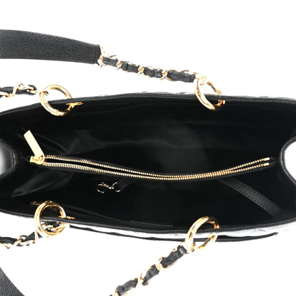 Chanel Caviar Quilted Grand Shopping Tote GST Black 5 of 10