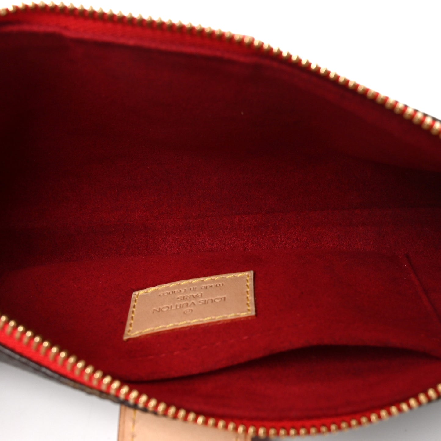 Lizard Monogram Cerises Pochette