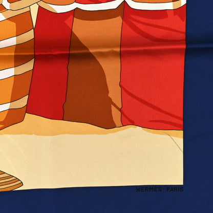Hermes Silk Charmes Des Plages Normandes II Scarf 90 2 of 5