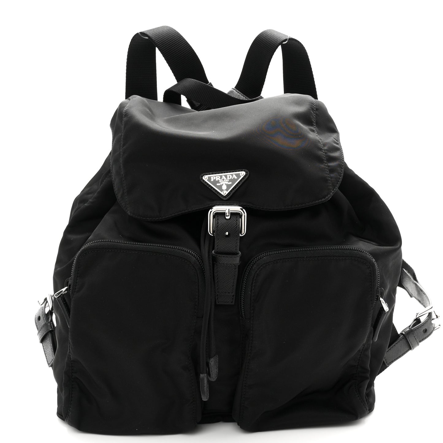 Nylon Vela Large Backpack Black