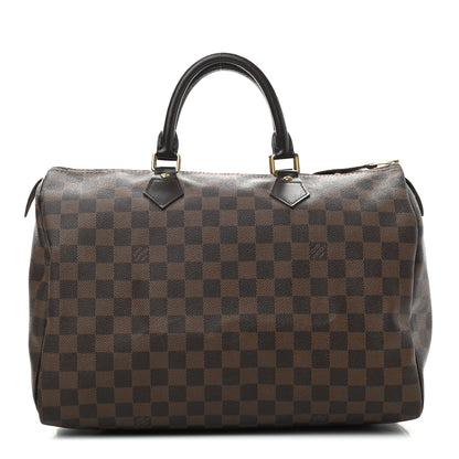 Louis Vuitton Damier Ebene Speedy 35 1 of 8