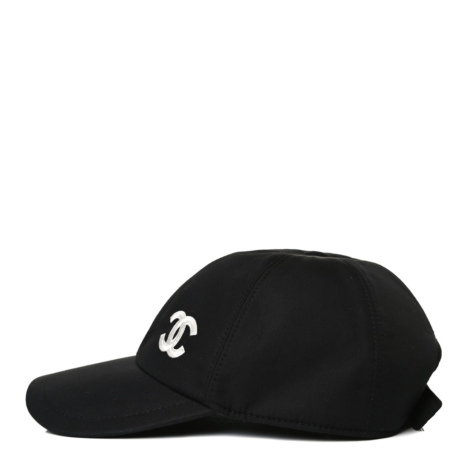 Chanel Cotton CC Cap Hat Black 3 of 7