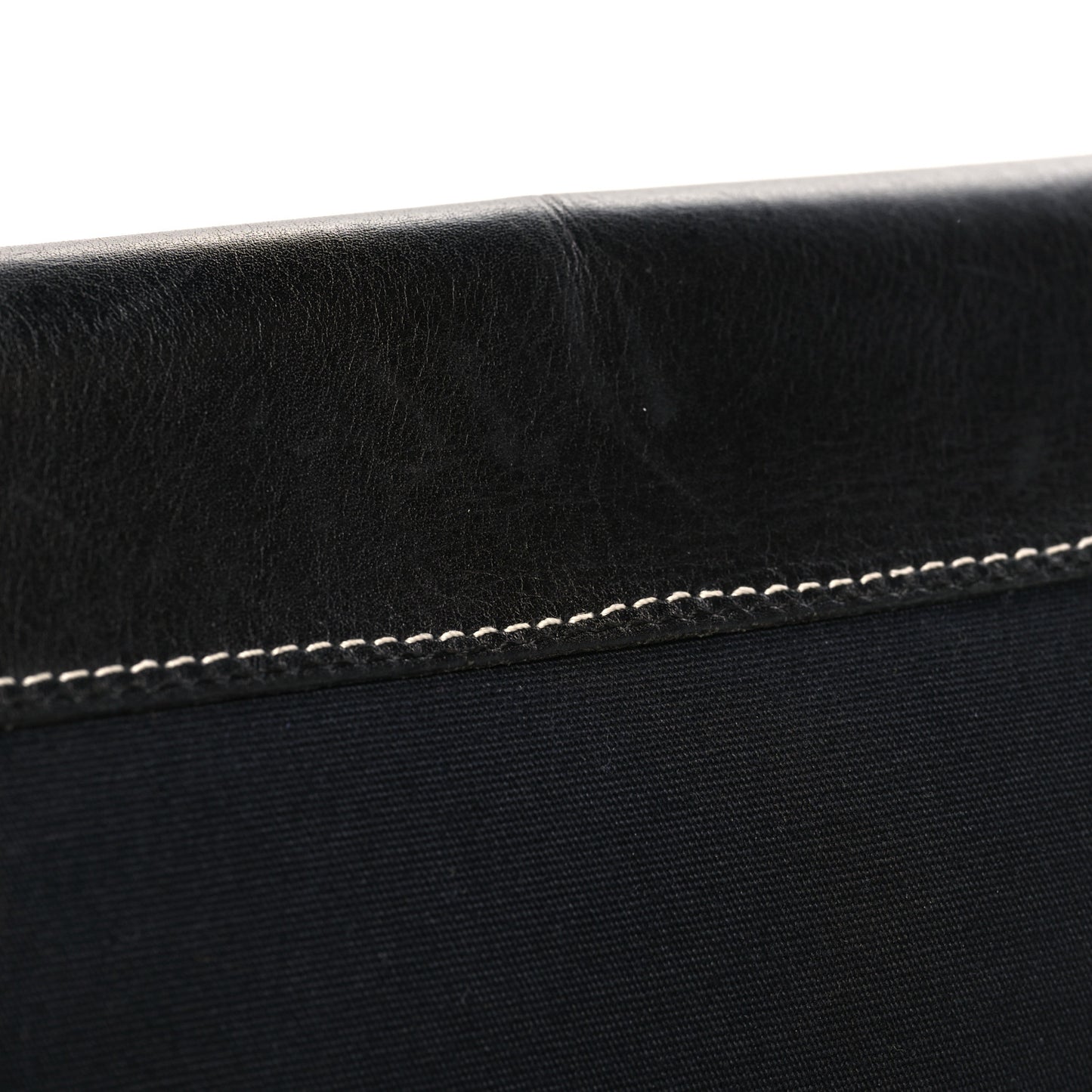 Toile Officier Buenaventura Messenger Bag Black