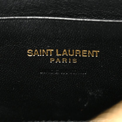 Saint Laurent Patent Calfskin Matelasse Monogram Mini Lou Camera Bag Eros Red 6 of 12